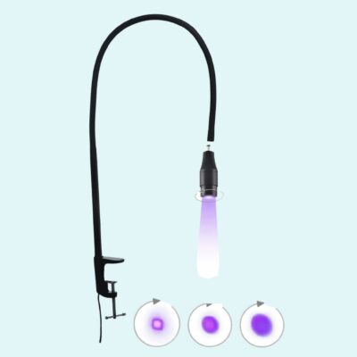 Lampă UV / LED de birou pentru lipirea genelor