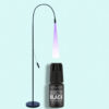 UV LED Lámpa Állítható Fényerővel + Back-To Black UV/LED Fekete Szempillaragasztó