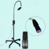 UV / LED Lámpa Forgatható Fejjel, Állítható Fókusszal