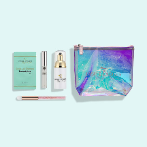 Pachet de îngrijire post-parfum cu șampon concentrat, perie Crystal, lichid de îngrijire post-parfum și kit cadou